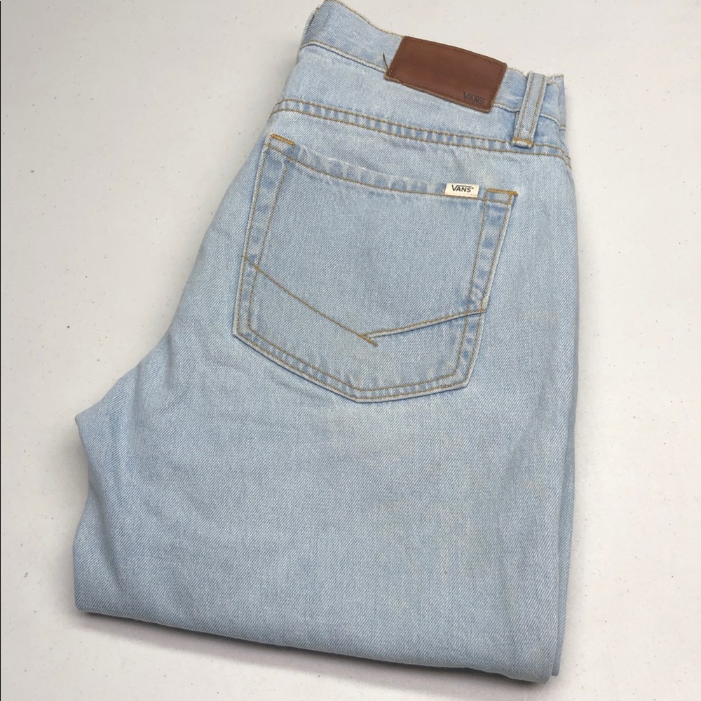 VANS LIGHTWASH ANKLE CROP JEANS 3/26x26 100% COTTON ⭐️
